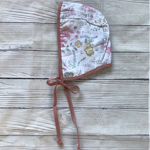 Brand New Floral Baby Bonnet Size 0-6 Months - Picture 7 of 7